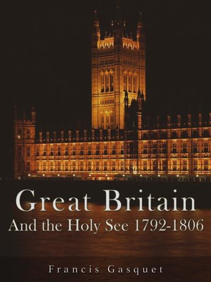 cover image of Great Britain and the Holy See 1792-1806
